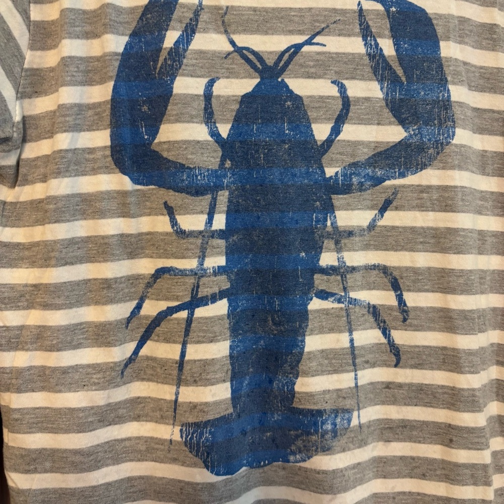 Two Boys Crewcuts Crab and Lobster Graphic T-Shirts Size 8 - Picture 4 of 5